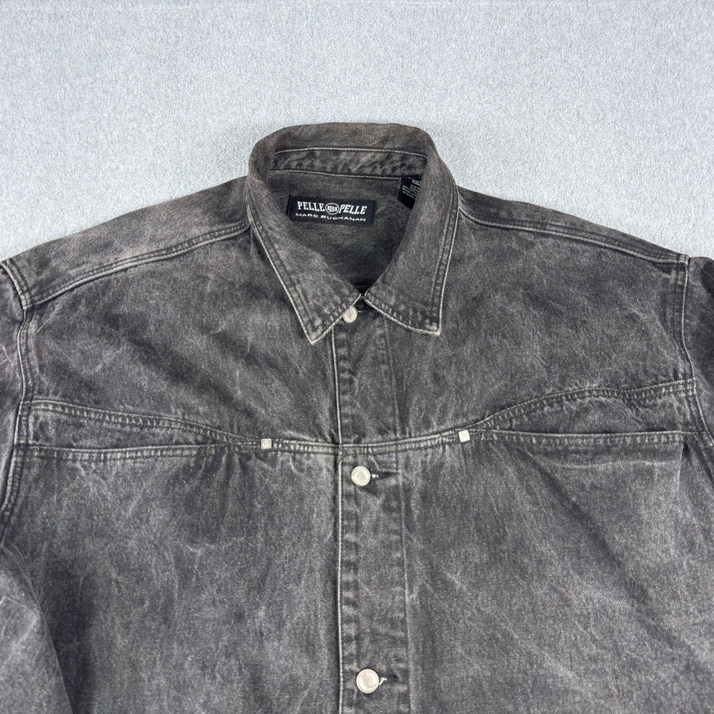Vintage Pelle Pelle Denim Jacket 2XL Marc Buchanan Exclusive Y2K 90s Jean XXL
